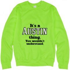 Unisex Neon Crewneck Sweatshirt