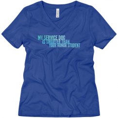 Ladies Relaxed Fit V-Neck Tee