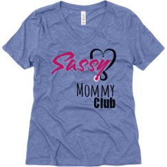 Ladies Relaxed Fit Super Soft Triblend V-Neck Tee