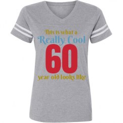 Ladies Relaxed Fit Vintage Sports Tee