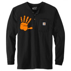 Unisex Carhartt Long Sleeve Henley Tee 