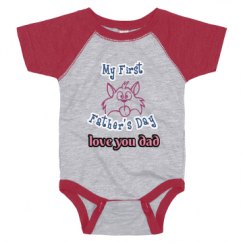 Infant Vintage Raglan Bodysuit