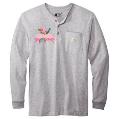 Unisex Carhartt Long Sleeve Henley Tee 