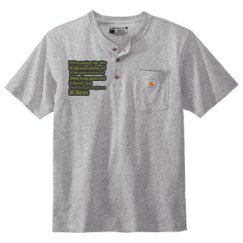 Unisex Carhartt Henley Tee 