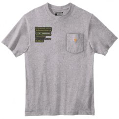 Unisex Carhartt Workwear Pocket Tee