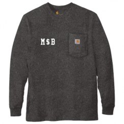 Unisex Carhartt Pocket Long Sleeve Tee