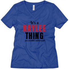 Ladies Relaxed Fit V-Neck Tee