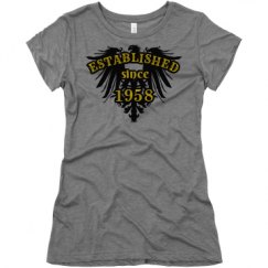 Ladies Slim Fit Super Soft Triblend Tee