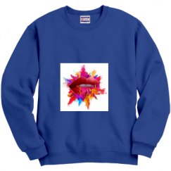 Unisex Film and Foil Crewneck Sweatshirt