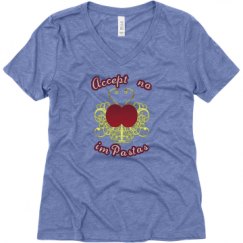 Ladies Relaxed Fit Super Soft Triblend V-Neck Tee