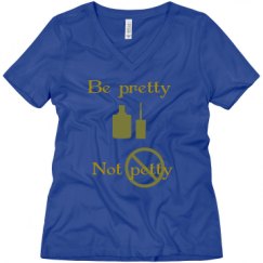 Ladies Relaxed Fit V-Neck Tee