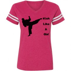 Ladies Relaxed Fit Vintage Sports Tee