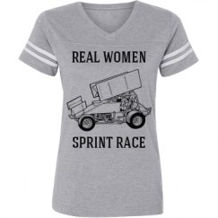 Ladies Relaxed Fit Vintage Sports Tee