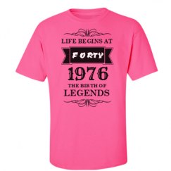 Unisex Ultra Cotton Safety Neon Crewneck Tee