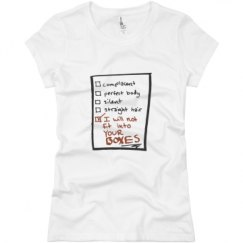 Ladies Slim Fit Basic Promo Jersey Tee