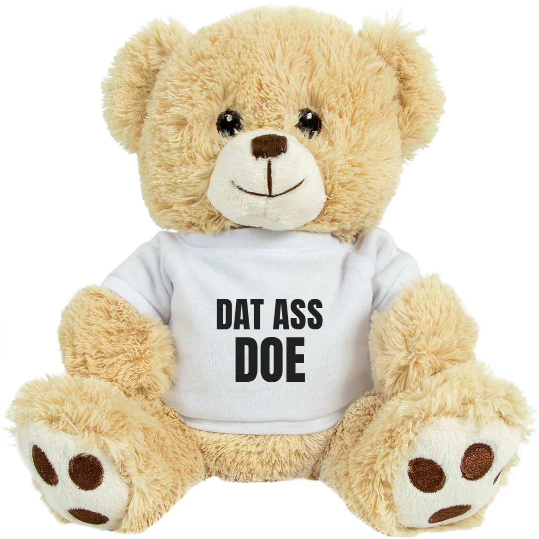 Dat Ass Doe Valentine Gift Lion - 10 Inch Teddy Bear Stuffed Animal |  Customized Girl