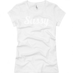 Ladies Slim Fit Basic Promo Jersey Tee