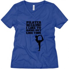 Ladies Relaxed Fit V-Neck Tee