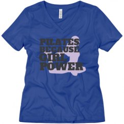 Ladies Relaxed Fit V-Neck Tee