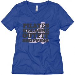 Ladies Relaxed Fit V-Neck Tee