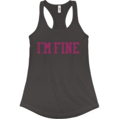 Ladies Slim Fit Racerback Tank Top