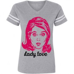 Ladies Relaxed Fit Vintage Sports Tee