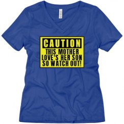 Ladies Relaxed Fit V-Neck Tee