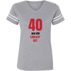 Ladies Relaxed Fit Vintage Sports Tee