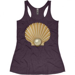 Ladies Slim Fit Super Soft Racerback Triblend Tank