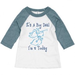 Toddler 3/4 Sleeve Raglan Tee