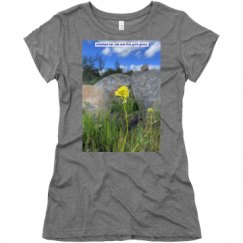 Ladies Slim Fit Super Soft Triblend Tee