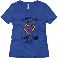 Ladies Relaxed Fit V-Neck Tee