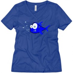 Ladies Relaxed Fit V-Neck Tee