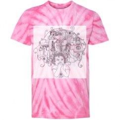 Youth Tie-Dye Cyclone Pinwheel Tee