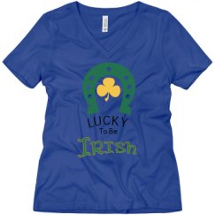 Ladies Relaxed Fit V-Neck Tee