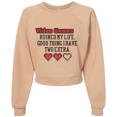 Women's Raglan Pullover Fleece