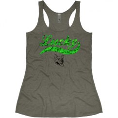 Ladies Slim Fit Super Soft Racerback Triblend Tank