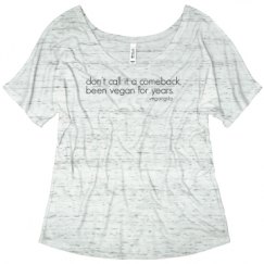 Ladies Flowy Slouchy Tee