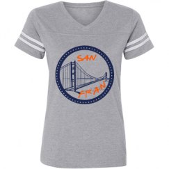 Ladies Relaxed Fit Vintage Sports Tee