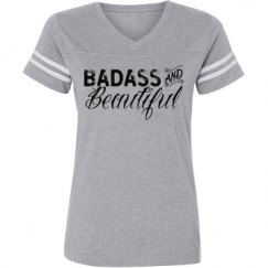 Ladies Relaxed Fit Vintage Sports Tee