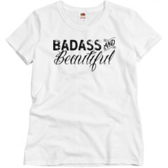 Ladies Semi-Fitted Relaxed Fit Basic Tee