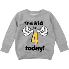 Toddler Crewneck Basic Promo Sweatshirt