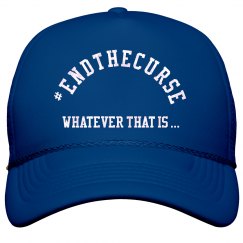 End the Curse Hat ROYAL BLUE1