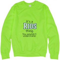 Unisex Neon Crewneck Sweatshirt