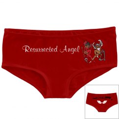 Red/Wht Resurrected Angel Boy Shorts