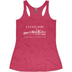 Ladies Slim Fit Super Soft Racerback Triblend Tank