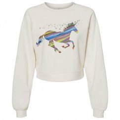 Women's Raglan Pullover Fleece