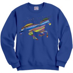 Unisex Film and Foil Crewneck Sweatshirt