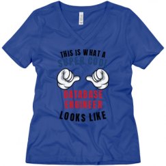 Ladies Relaxed Fit V-Neck Tee