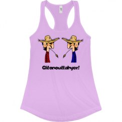 Ladies Slim Fit Racerback Tank Top